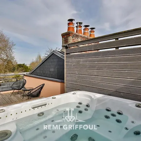 The Cosmopolitan Architect Design Home With Rooftop Jacuzzi 8 Guests Honfleur Exterior foto